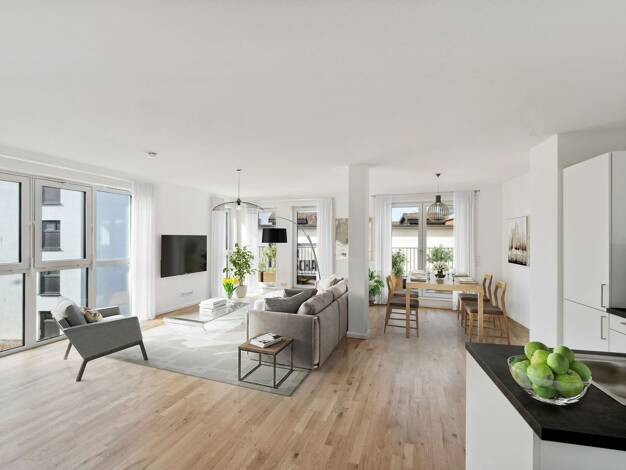 Wohnung zur Miete 1.748 € 3 Zimmer 123,1 m² 3. Geschoss frei ab sofort Holstenbrücke 24 Vorstadt Kiel 24103