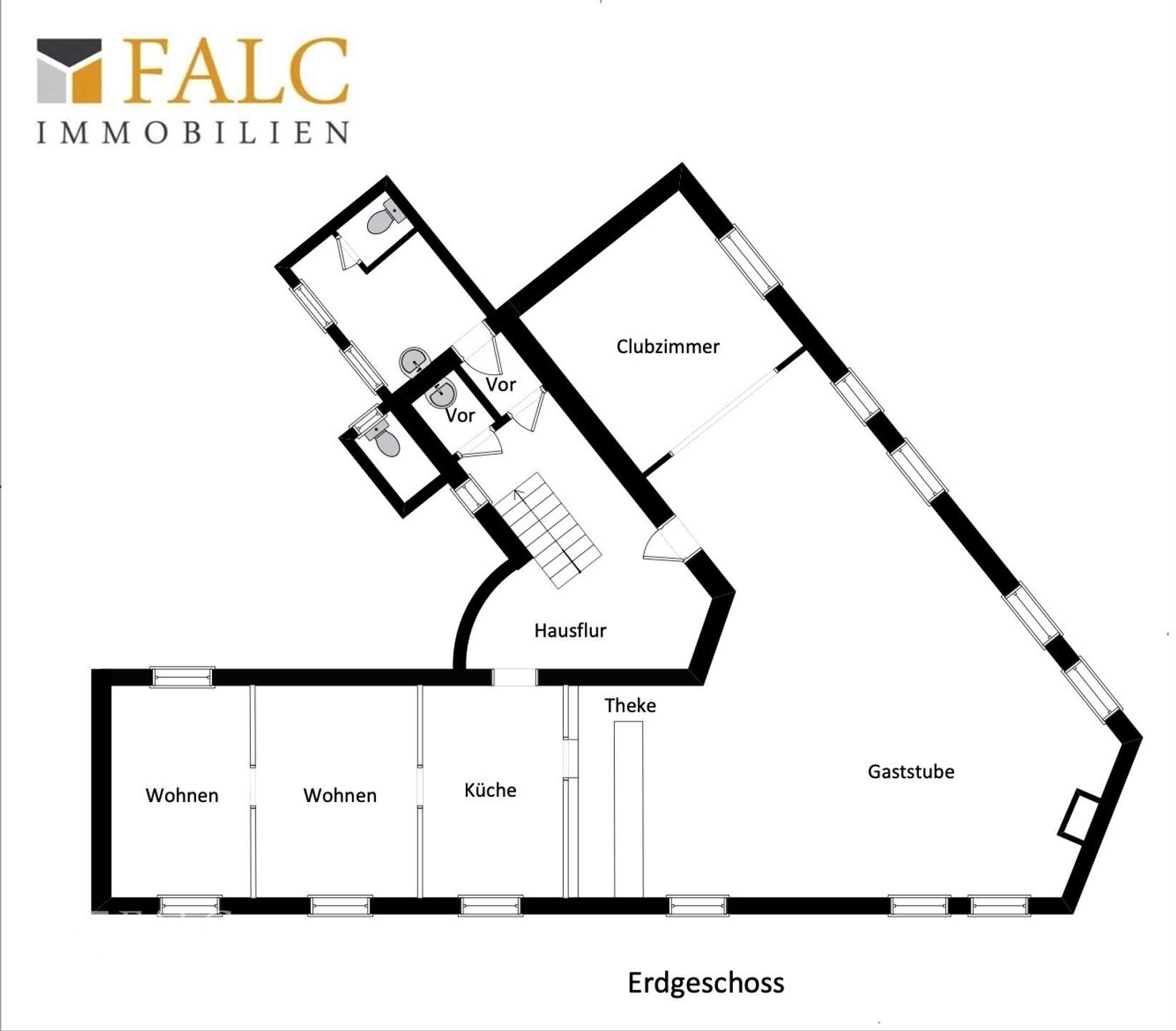 Mehrfamilienhaus zum Kauf 489.900 € 15 Zimmer 394 m²<br/>Wohnfläche 523 m²<br/>Grundstück Dortmunder Straße 64 Ostviertel Recklinghausen 45665