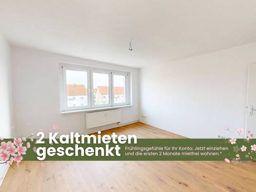 WG-Zimmer zur Miete 269 € 2 Zimmer 43 m² 2. Geschoss frei ab sofort Nordstr. 15 Lutherstadt Wittenberg 06886
