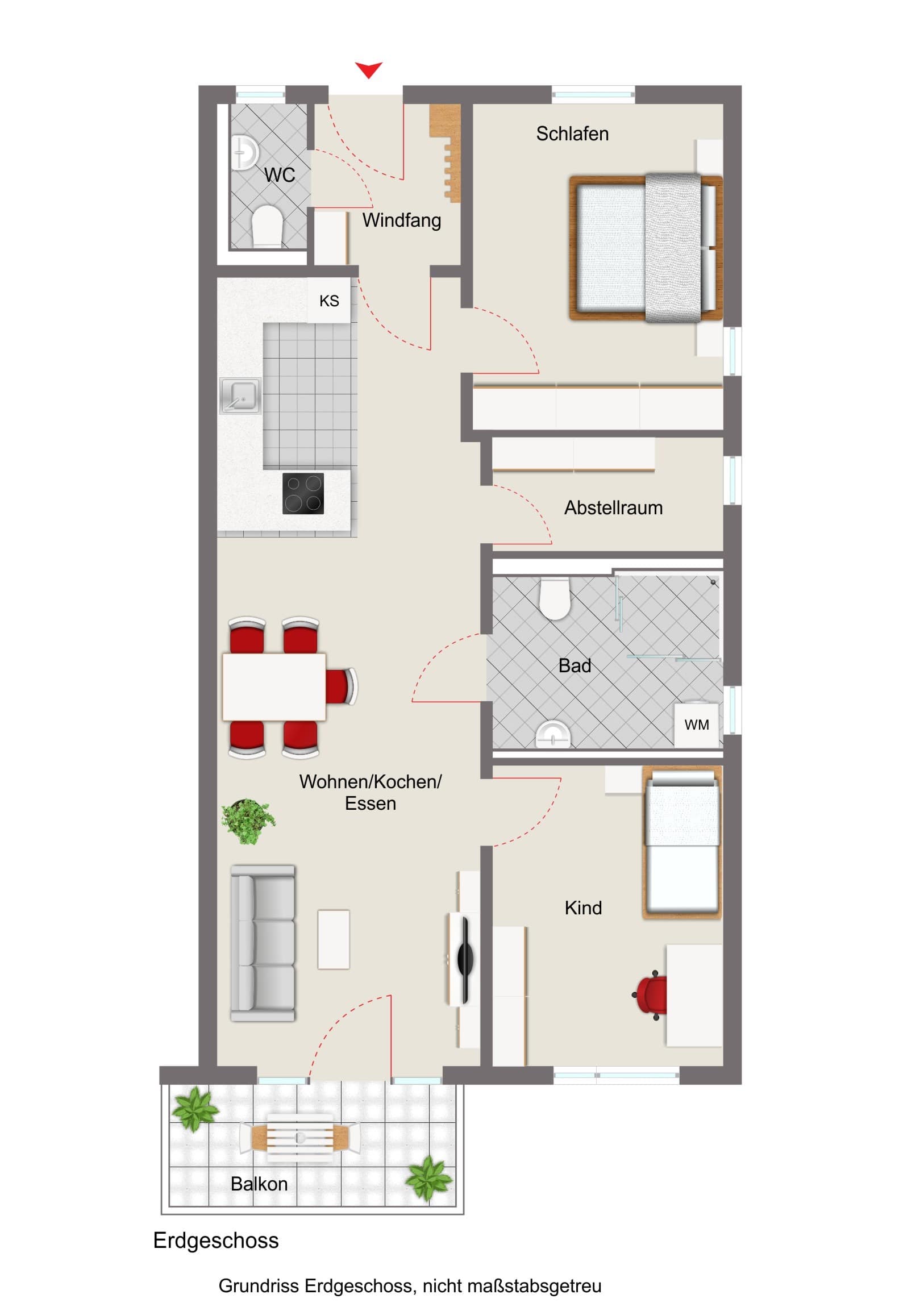 Wohnung zum Kauf provisionsfrei 297.000 € 3 Zimmer 72,6 m²<br/>Wohnfläche Tiefenbach Tiefenbach 94113