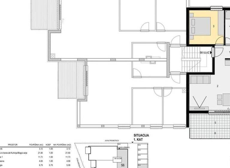Wohnung zum Kauf 288.156 € 3 Zimmer 48 m² 1. Geschoss Kolan 0