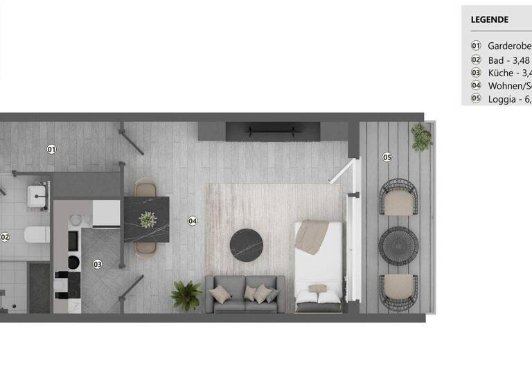 Studio zum Kauf 39.500 € 1 Zimmer 33 m² Altreichenau Neureichenau 94089