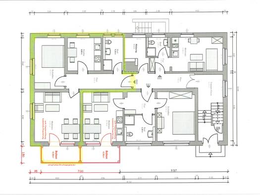 Wohnung zur Miete 545 € 2 Zimmer 54,7 m² frei ab 01.10.2026 Bad Kösen Naumburg (Saale) 06628