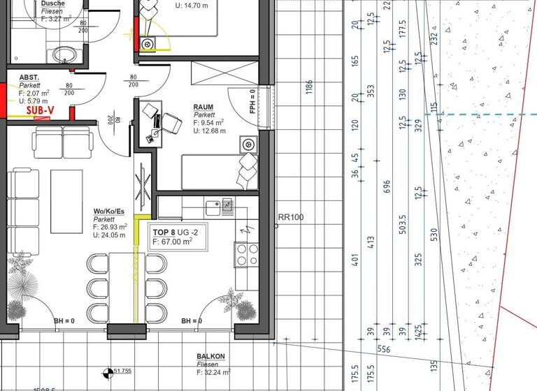 Terrassenwohnung zum Kauf 380.000 € 3 Zimmer 67 m² frei ab 31.07.2026 Plainfeld 5325
