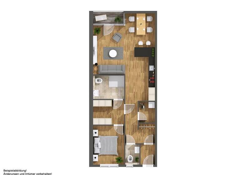 Wohnung zur Miete 899 € 2,5 Zimmer 79,3 m²<br/>Wohnfläche 1.<br/>Geschoss Bienenbüttel Bienenbüttel 29553
