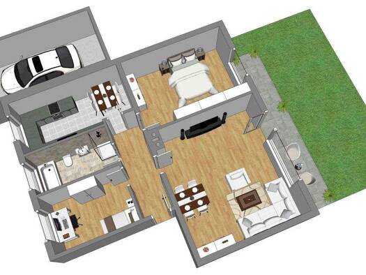 Terrassenwohnung zum Kauf 225.000 € 3 Zimmer 82 m² Rodenberg Rodenberg 31552