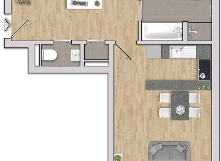 Wohnung zur Miete 1.200 € 3 Zimmer 82,2 m² Stadtmitte Mönchengladbach 41063