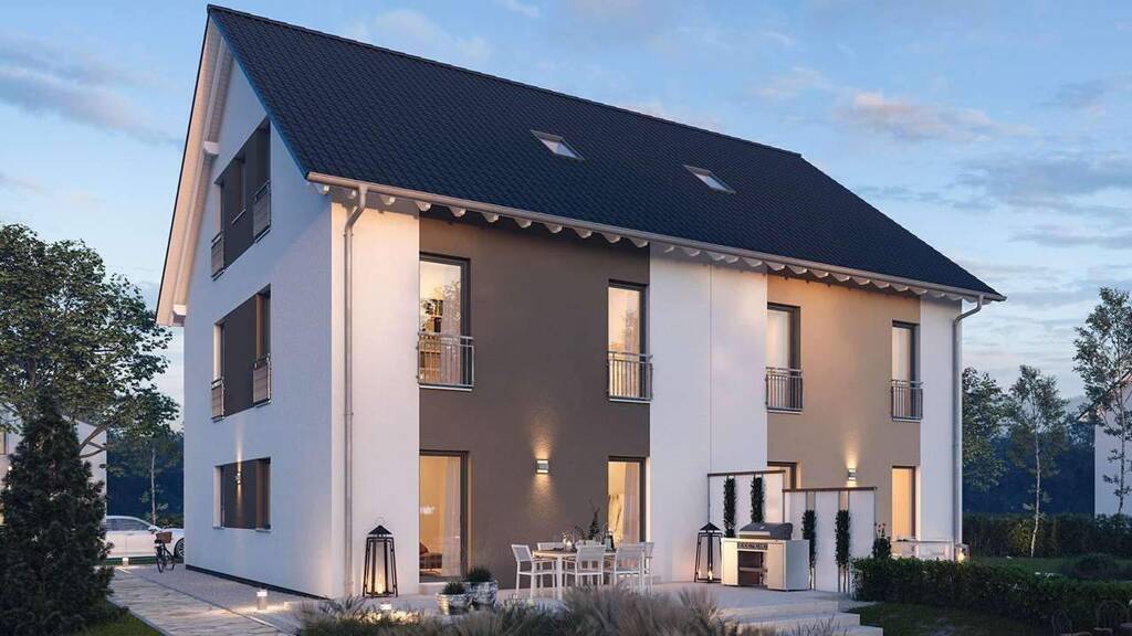 Doppelhaushälfte zum Kauf provisionsfrei 597.949 € 6 Zimmer 216 m² 387 m² Grundstück Eutingen Eutingen im Gäu 72184