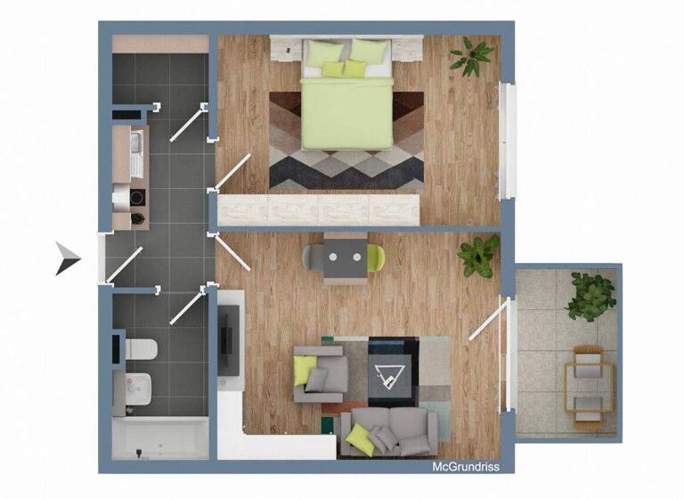 Wohnung zum Kauf 145.000 € 2 Zimmer 52 m² 1. Geschoss Wolfsbach Bayreuth 95448