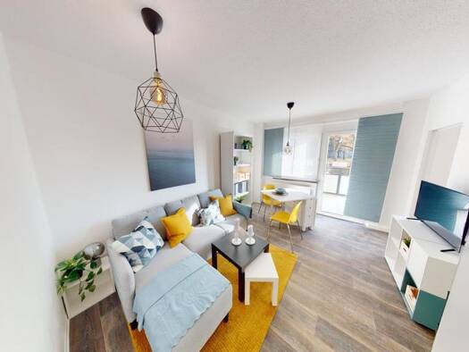 Wohnung zur Miete 309 € 1,5 Zimmer 34,6 m² EG frei ab 01.08.2026 Friedr.-Viertel-Str. 66 Harthau Chemnitz 09123