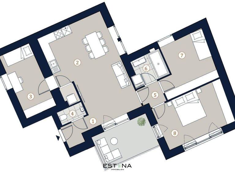Wohnung zum Kauf - Erstbezug 685.000 € 4 Zimmer 81,2 m² 1. Geschoss Landstraßer Hauptstraße Wien 1030