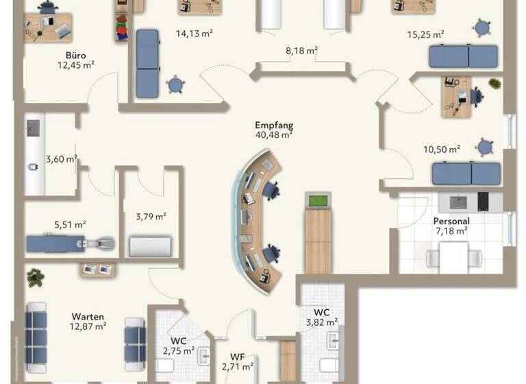 Praxis zur Miete 895 € 10 Zimmer Triftern 84371