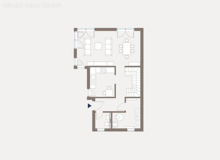 Doppelhaushälfte zum Kauf provisionsfrei 523.749 € 4 Zimmer 130,8 m² 665 m² Grundstück Ravolzhausen Neuberg 63543