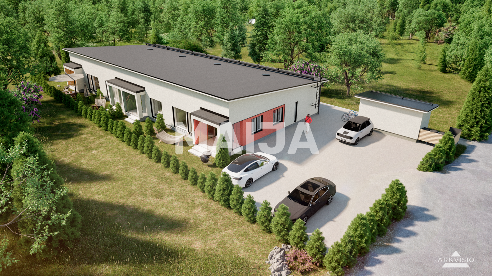 Reihenmittelhaus zum Kauf 359.000 € 3 Zimmer 65,9 m²<br/>Wohnfläche 1.004 m²<br/>Grundstück Lauhatie 38 Vantaa 01300