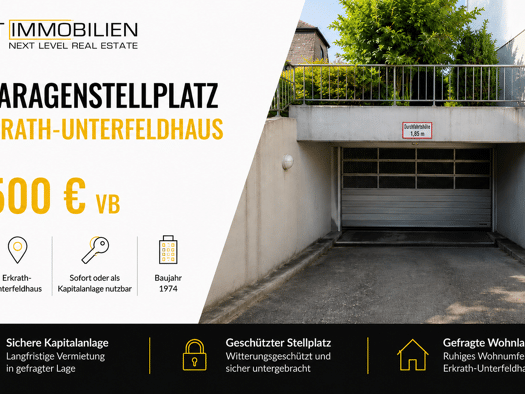 Tiefgaragenstellplatz zum Kauf 12.500 € Niermannsweg 31-37 Unterfeldhaus Erkrath 40699
