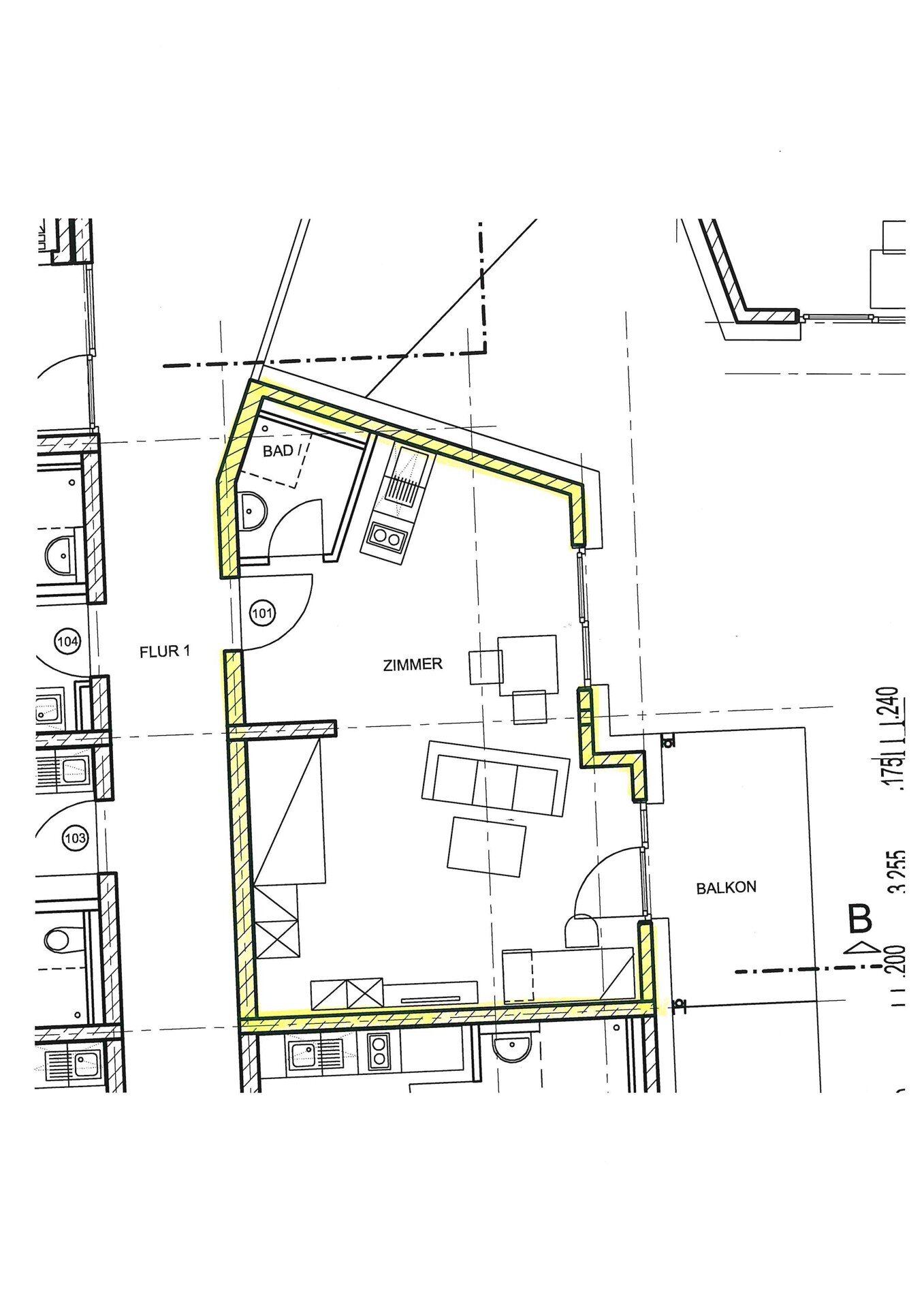 Wohnung zum Kauf 265.000 € 1 Zimmer 41,6 m²<br/>Wohnfläche 1.<br/>Geschoss Rieselfeld Freiburg 79111