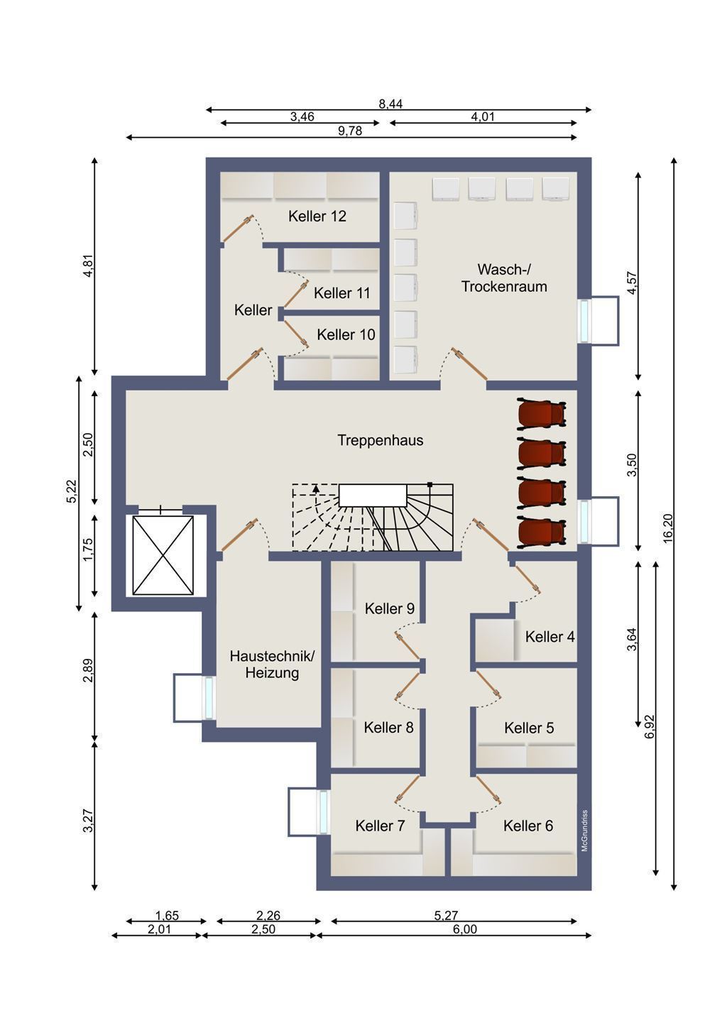 Wohnung zum Kauf provisionsfrei als Kapitalanlage geeignet 284.000 € 2 Zimmer 50 m²<br/>Wohnfläche Seilersbahn 20 Kernstadt - Nordost Bruchsal 76646