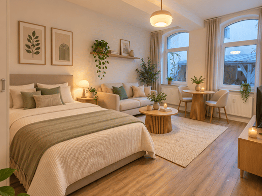 Studio zur Miete 560 € 1 Zimmer 27 m² Geschoss -1/5 frei ab sofort St Johannis Nürnberg 90419