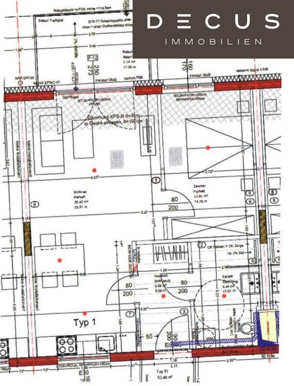 Wohnung zur Miete 539 € 2 Zimmer 52,5 m²<br/>Wohnfläche 4.<br/>Geschoss Gries Graz 8020