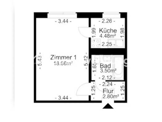 Wohnung zur Miete Tauschwohnung 259 € 1 Zimmer 30 m² 9. Geschoss Kaulsdorf Marzahn-Hellersdorf 12681