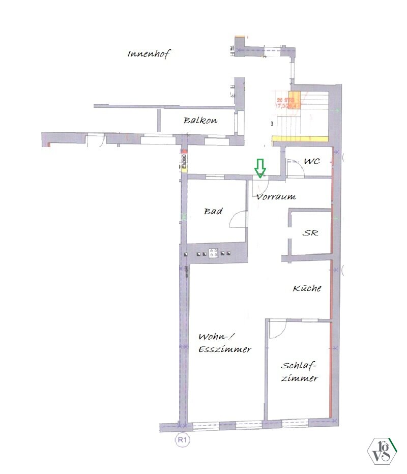 Wohnung zur Miete 1.557 € 2 Zimmer 78,1 m²<br/>Wohnfläche 3.<br/>Geschoss ab sofort<br/>Verfügbarkeit Wien 1010