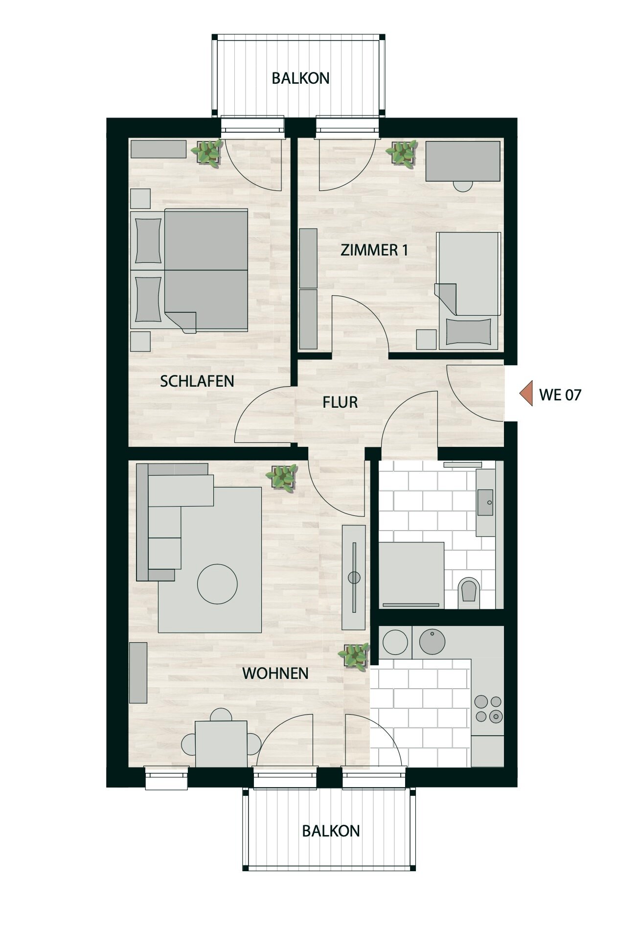 Wohnung zur Miete 1.036 € 3 Zimmer 76,7 m²<br/>Wohnfläche EG<br/>Geschoss 01.02.2025<br/>Verfügbarkeit Tauchaer Straße 93 Thekla Leipzig 04349