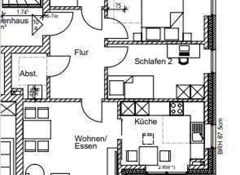 Wohnung zur Miete - Erstbezug 1.270 € 3 Zimmer 86,9 m² frei ab sofort Rostrup I Bad Zwischenahn 26160