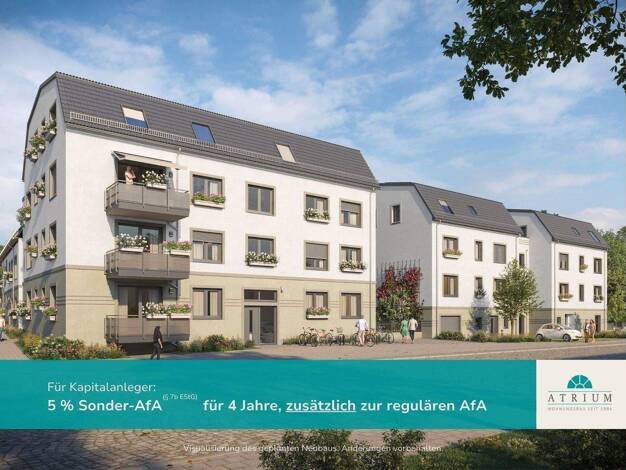Wohnung zum Kauf - Neubau provisionsfrei als Kapitalanlage geeignet 343.000 € 2 Zimmer 63,5 m² Cradefelder Straße 2 Plaußig-Portitz Leipzig 04349