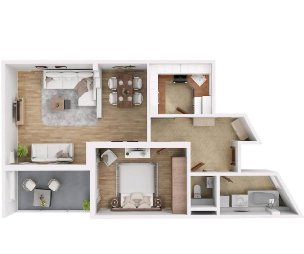 Wohnung zur Miete Wohnen auf Zeit 2.343 € 2 Zimmer 70 m²<br/>Wohnfläche 01.01.2025<br/>Verfügbarkeit Goldäckerstraße Steinenbronn 71144