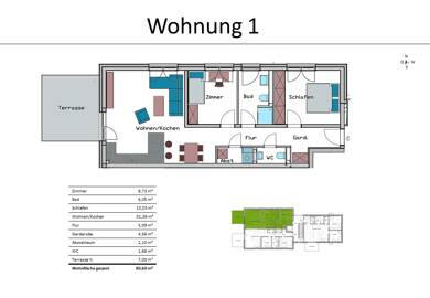 Wohnung zum Kauf provisionsfrei 451.360 € 3 Zimmer 80,6 m² Maidbronner Straße 3 Estenfeld Estenfeld 97230