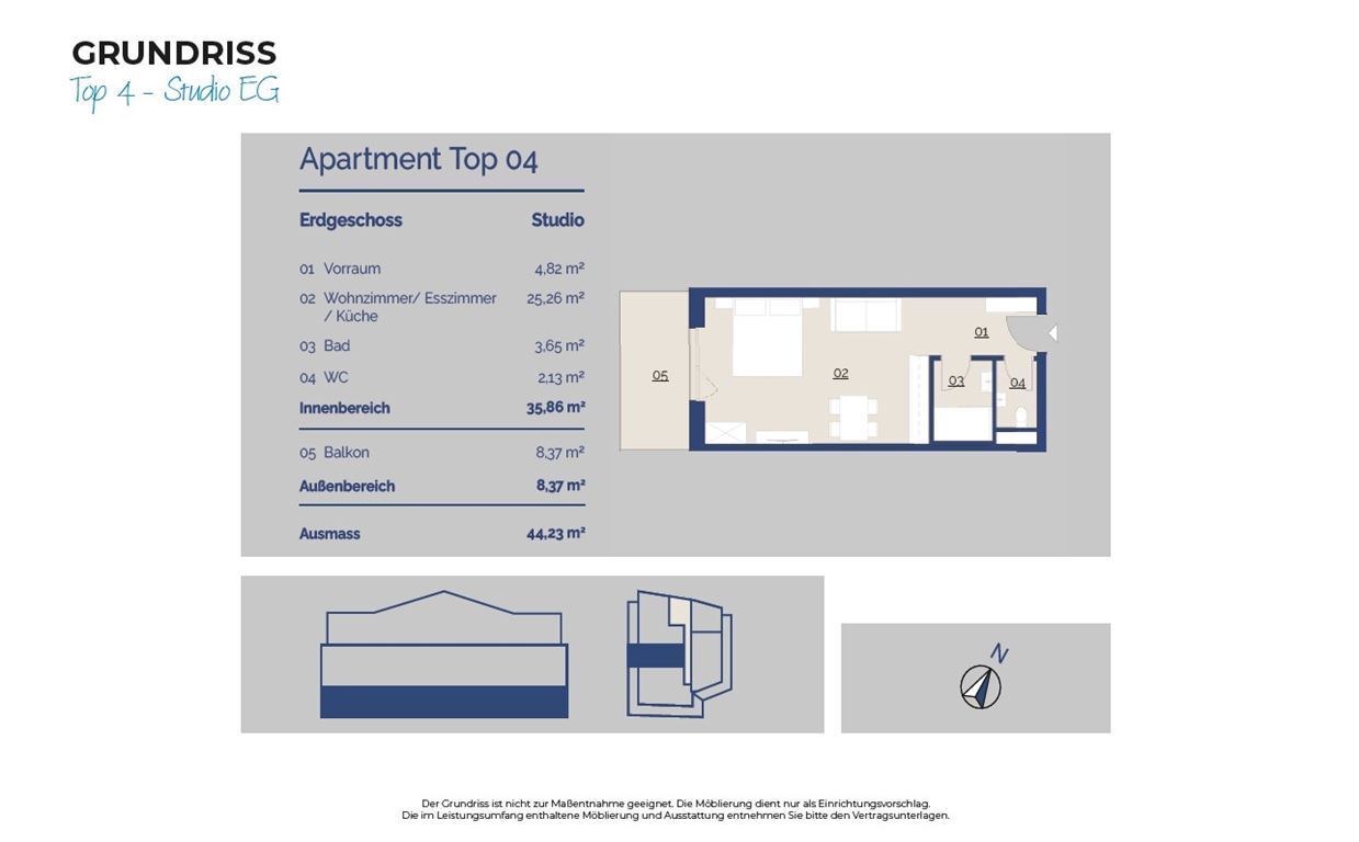 Wohnung zum Kauf als Kapitalanlage geeignet 324.000 € 1 Zimmer 35,9 m²<br/>Wohnfläche Schladming 8970