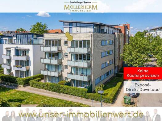 Wohnung zum Kauf provisionsfrei 279.000 € 2 Zimmer 80 m² St. Lorenz Süd Lübeck / Sankt Lorenz Süd 23558