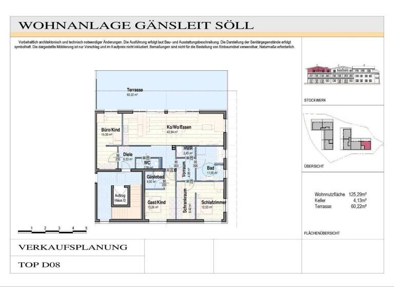 Penthouse zum Kauf - Erstbezug 975.000 € 4,5 Zimmer 125,3 m² 2. Geschoss Söll 6306