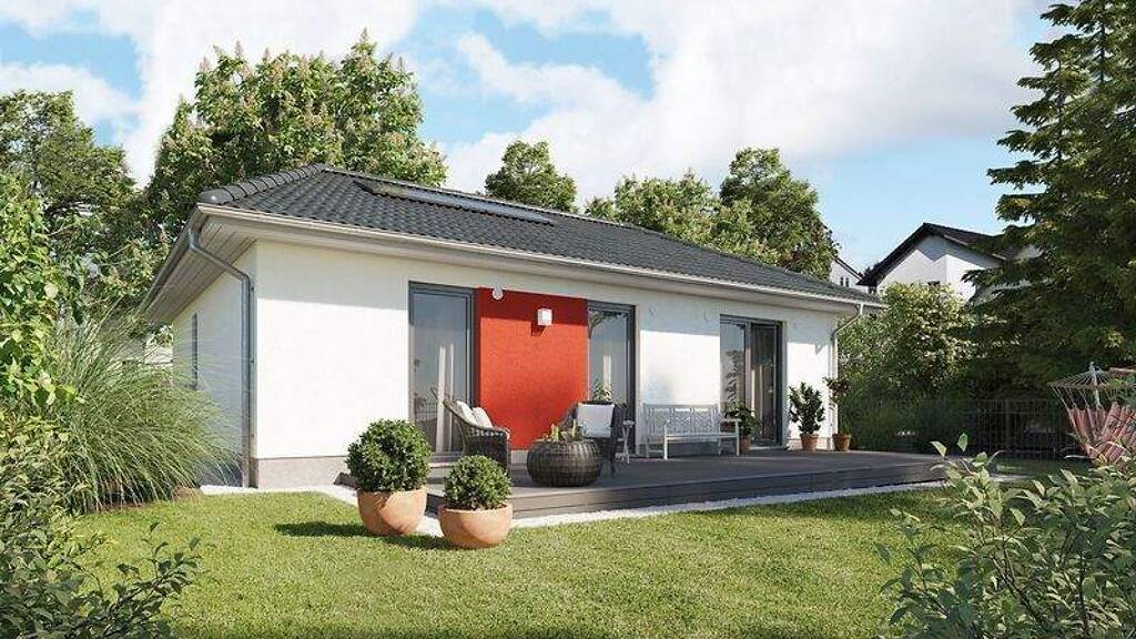 Immobilie in Gerach - Bungalow 78 in Gerach, massiv gebaut, Preis inkl. Grundstück - Bild 0