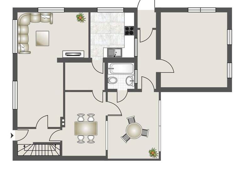 Doppelhaushälfte zum Kauf 250.000 € 6 Zimmer 120 m² 1.064 m² Grundstück Langenhorn Hamburg 22417