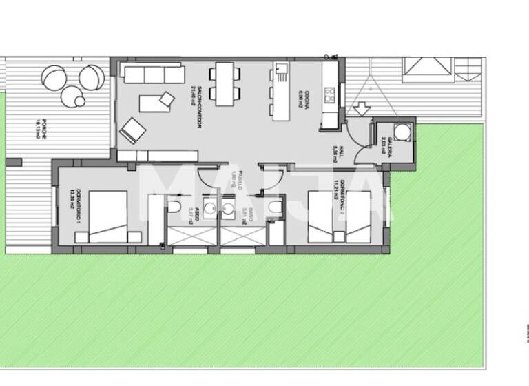 Studio zum Kauf 285.000 € 3 Zimmer 80,5 m² EG Calle del Cantaueso Guardamar del Segura 03149