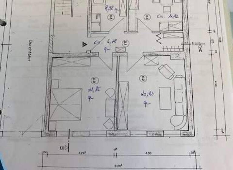 Wohnung zur Miete 770 € 2 Zimmer 77 m² EG Bruchstraße 21 Stendal 39576