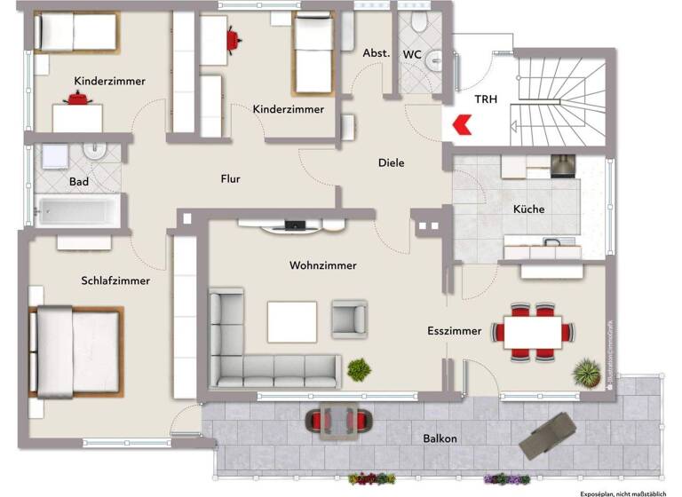 Wohnung zum Kauf 579.000 € 7 Zimmer 173 m² frei ab sofort Gebersheim Leonberg 71229