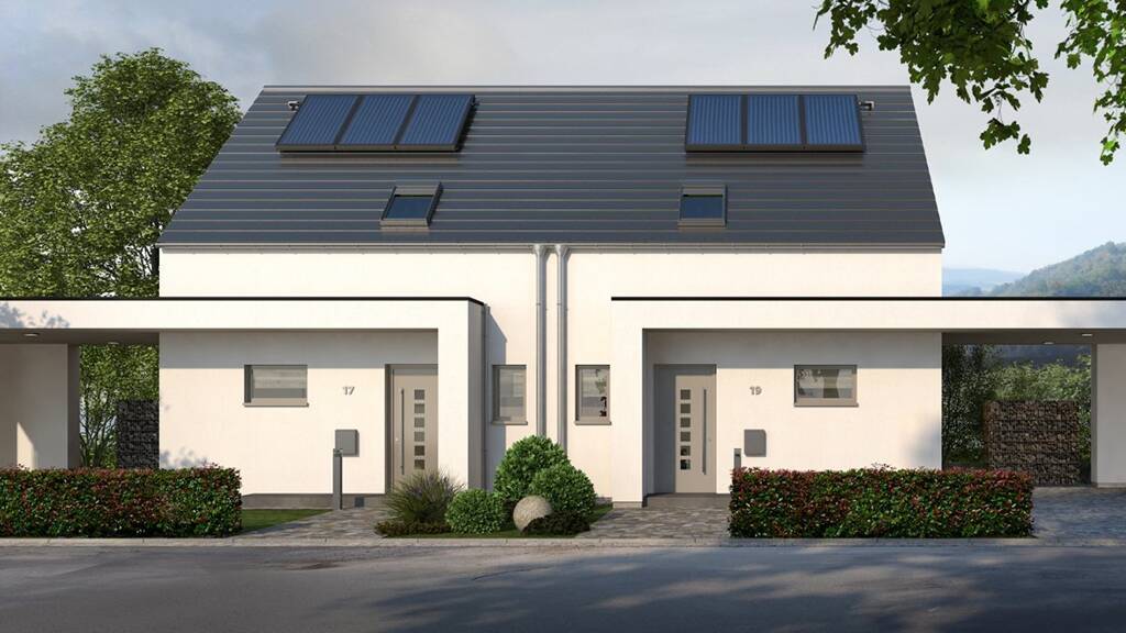 Doppelhaushälfte zum Kauf provisionsfrei 423.500 € 4 Zimmer 123,2 m² 250 m² Grundstück Mittelbuchen Hanau 63457