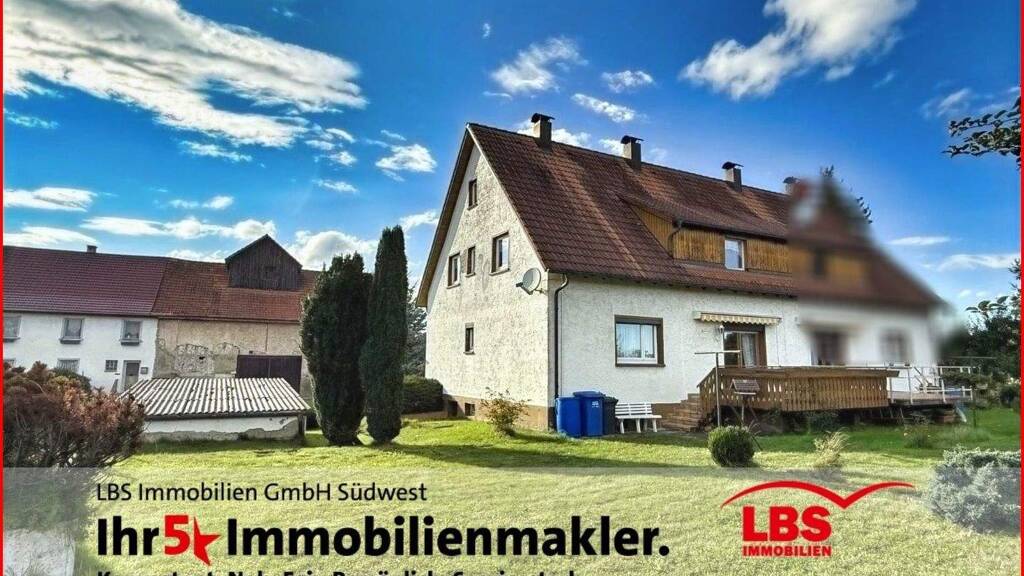 Doppelhaushälfte zum Kauf 162.000 € 6 Zimmer 126 m² 621 m² Grundstück frei ab sofort Rohrdorf Meßkirch 88605