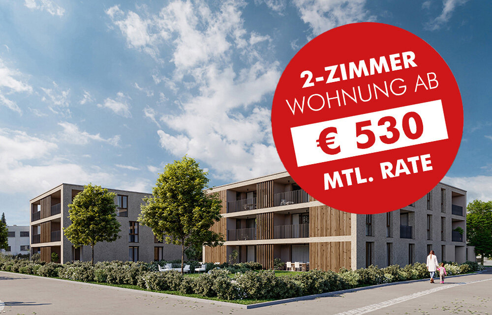 Wohnung zum Kauf provisionsfrei 305.000 € 2 Zimmer 37,3 m²<br/>Wohnfläche EG<br/>Geschoss Fendweg 8 und 8a Altach 6844