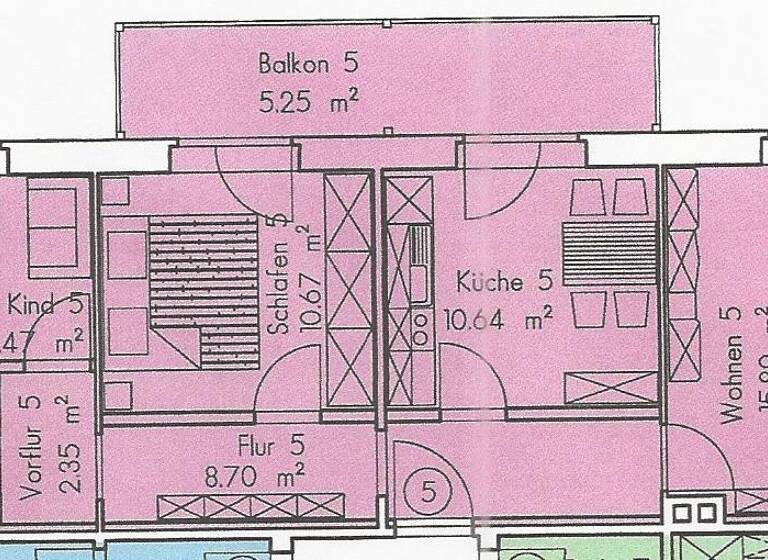 Wohnung zur Miete 399 € 3 Zimmer 65,9 m²<br/>Wohnfläche 2.<br/>Geschoss Zschopauer Str. 223 we 5 Lutherviertel Chemnitz 09126