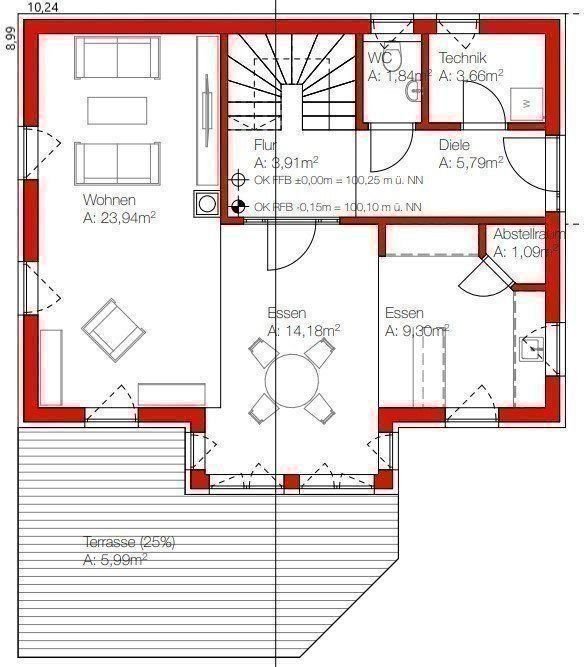 Einfamilienhaus zum Kauf provisionsfrei 522.000 € 5 Zimmer 125 m²<br/>Wohnfläche 797 m²<br/>Grundstück Im Wolfsbühl Tuttlingen Tuttlingen 78532