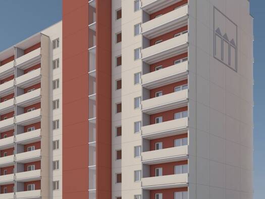 Wohnung zur Miete nur mit Wohnberechtigungsschein 397 € 3 Zimmer 70,1 m² 9. Geschoss Neustrelitzer Str. 99 Südstadt Neubrandenburg 17033