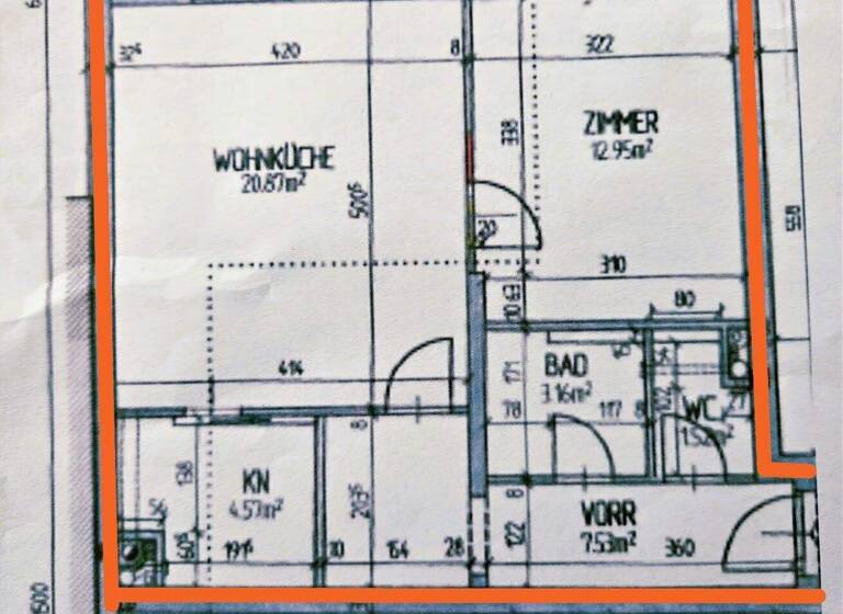 Wohnung zur Miete 753 € 2 Zimmer 50,6 m² 6. Geschoss Wien 1100