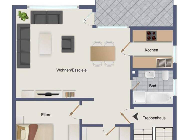 Terrassenwohnung zum Kauf 237.000 € 3 Zimmer 82 m² EG frei ab sofort Laagberg Wolfsburg 38440