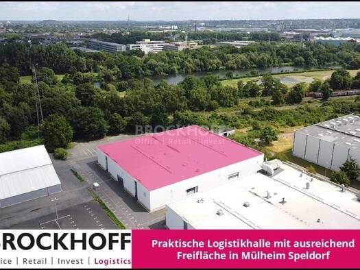 Halle/Industriefläche zur Miete provisionsfrei 3.100 m² Lagerfläche teilbar ab 3.100 m² Speldorf Mülheim an der Ruhr 45478