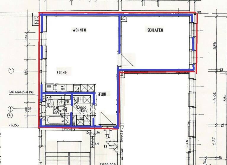 Wohnung zur Miete 330 € 2 Zimmer 60 m² frei ab sofort Uhlandstr. 15 Sonnenberg Chemnitz 09130