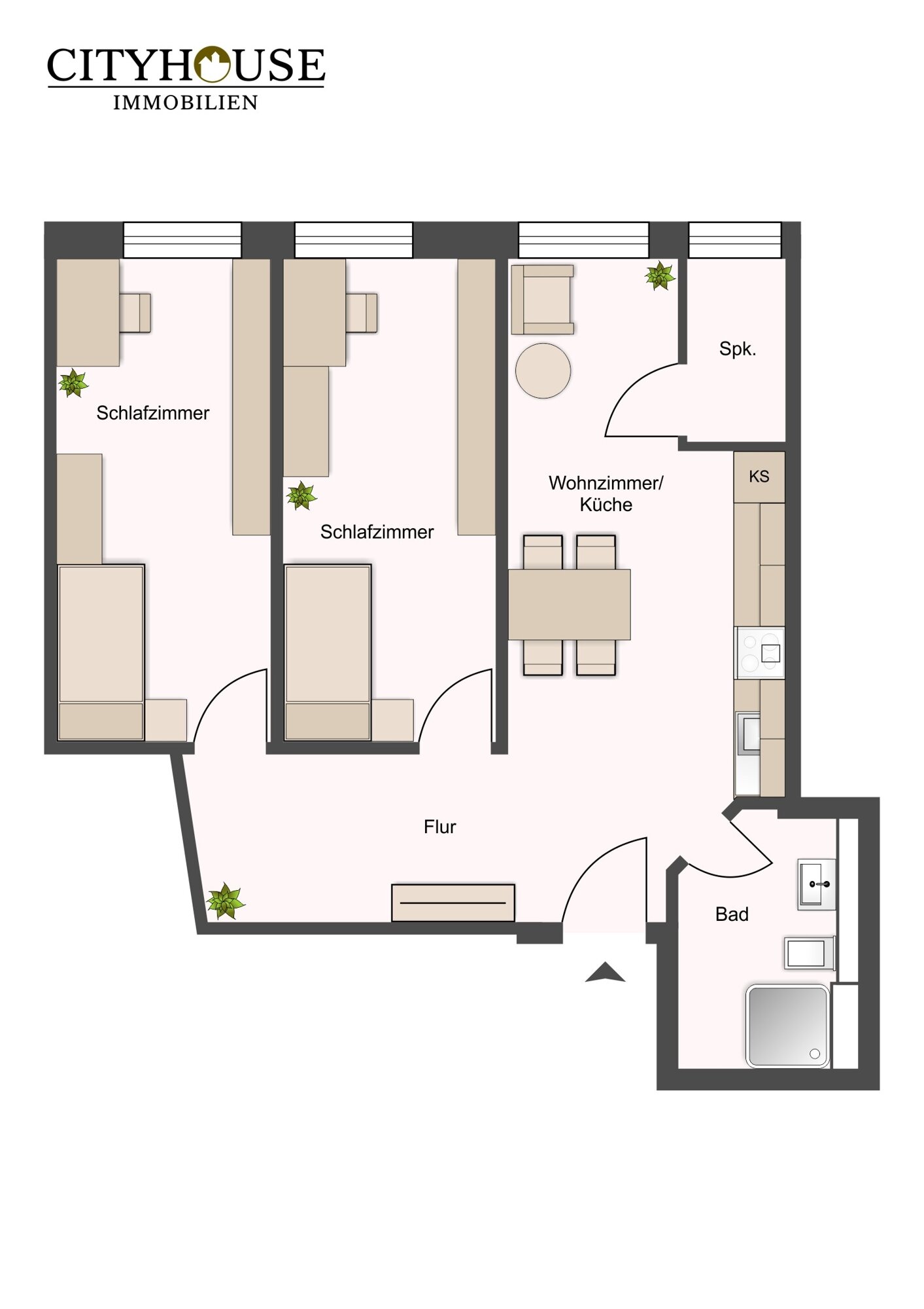 Wohnung zum Kauf 425.000 € 3 Zimmer 54 m²<br/>Wohnfläche 3.<br/>Geschoss Ehrenfeld Köln 50827