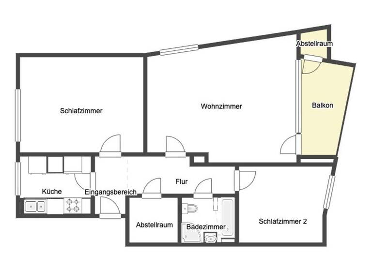 Wohnung zum Kauf 169.500 € 3 Zimmer 79,9 m² 4. Geschoss Sennestadt Bielefeld 33689